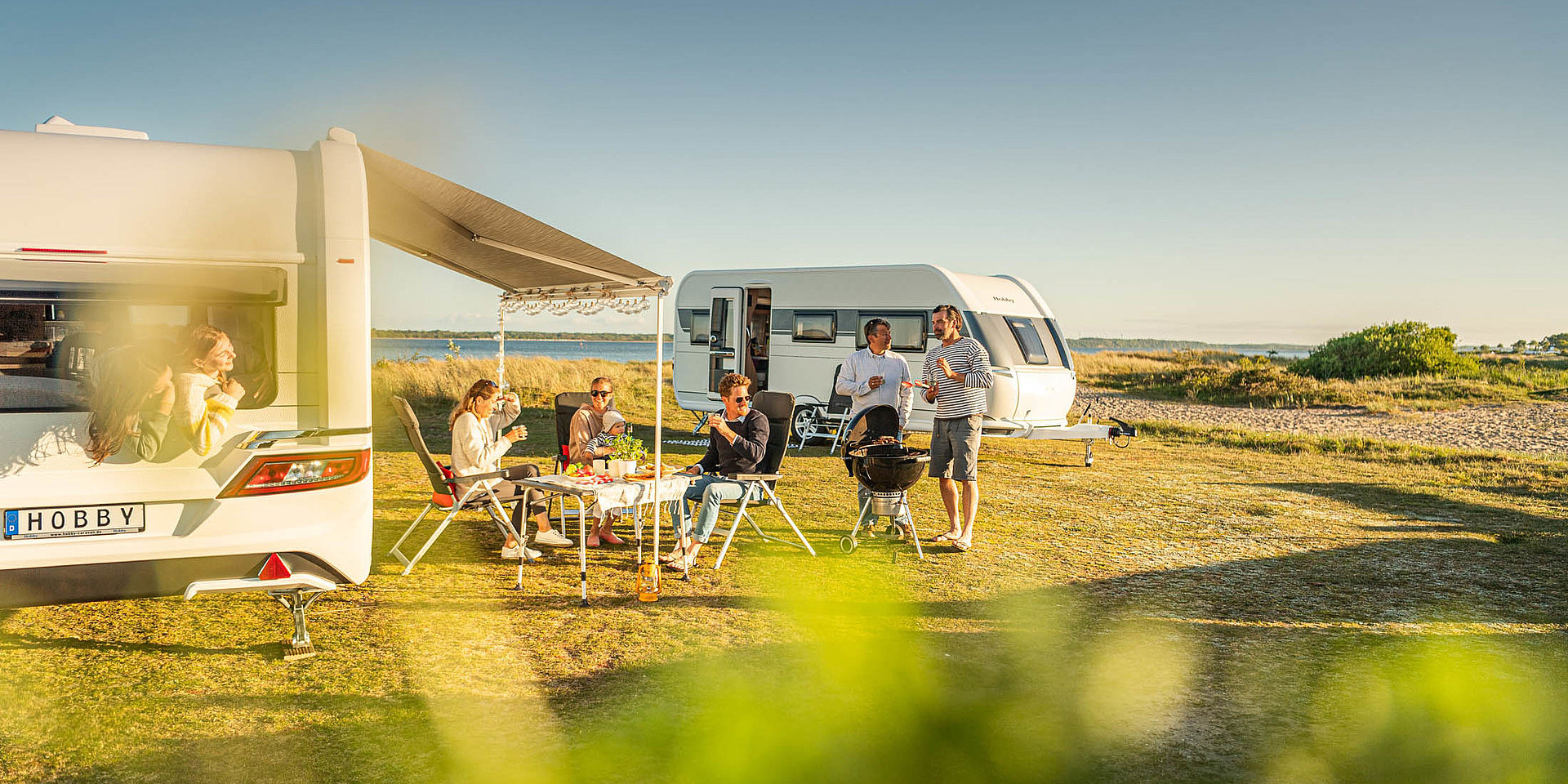 Hobby Caravan Picknick Strand