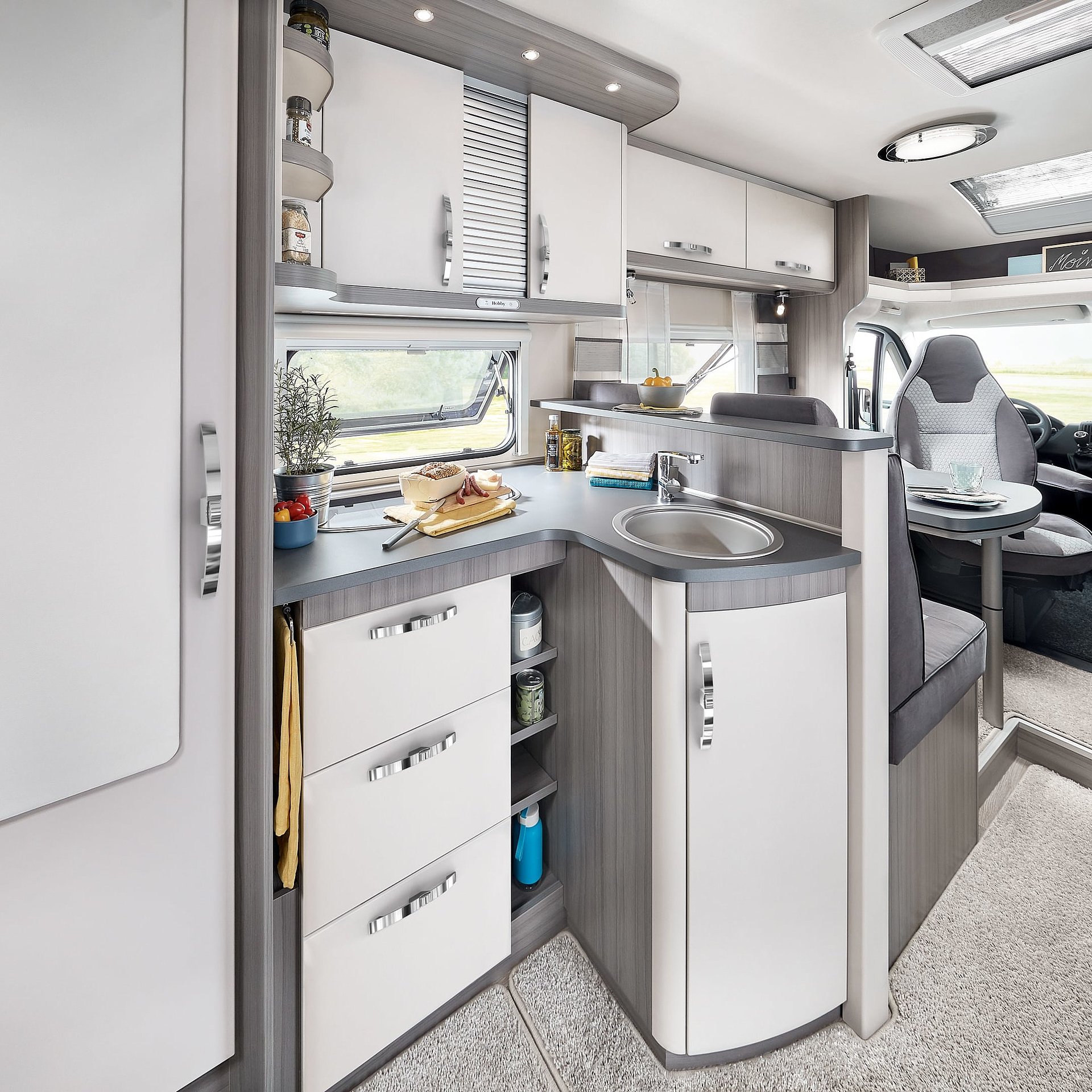 hobby optima ontour ic-line winkelkueche