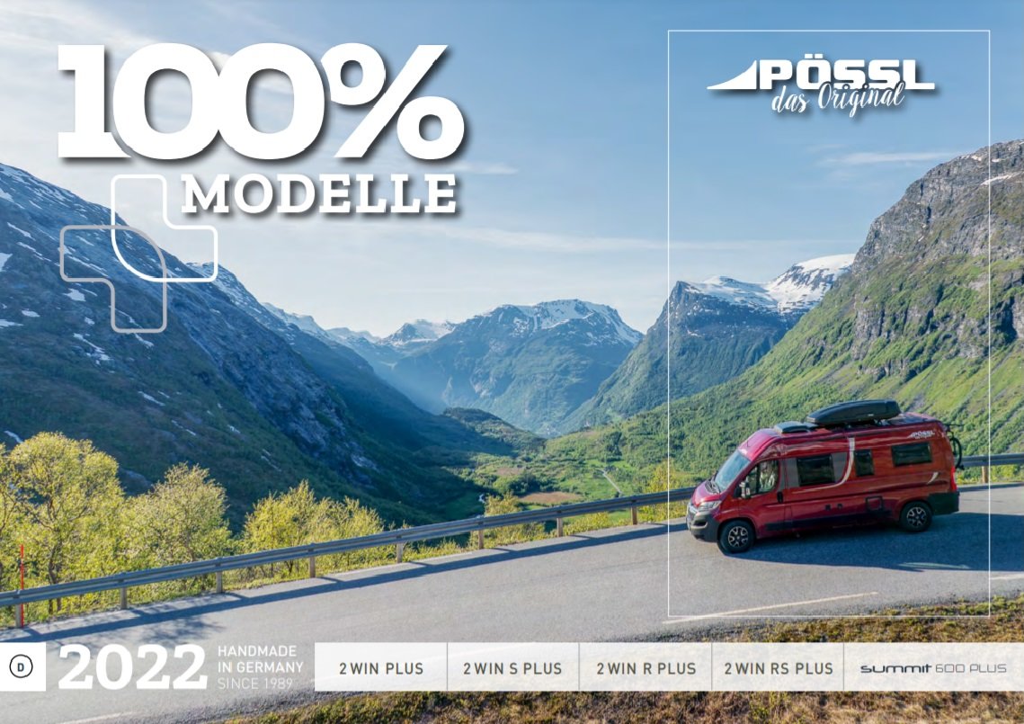 Pössl Plus Modelle Cover 2022