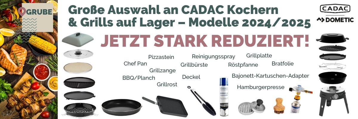CADAC Kocher & Grills – vorrätig Modelle 20242025 reduziert