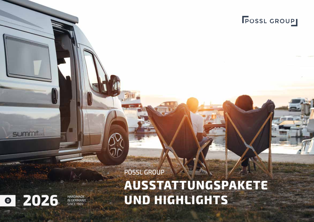 Cover Katalog Pössl ausstattungspakete 2026